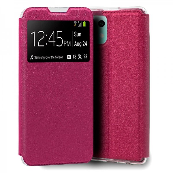 Fundação COOL Flip Cover para Xiaomi O meu 11 Lite Liso Rosa D