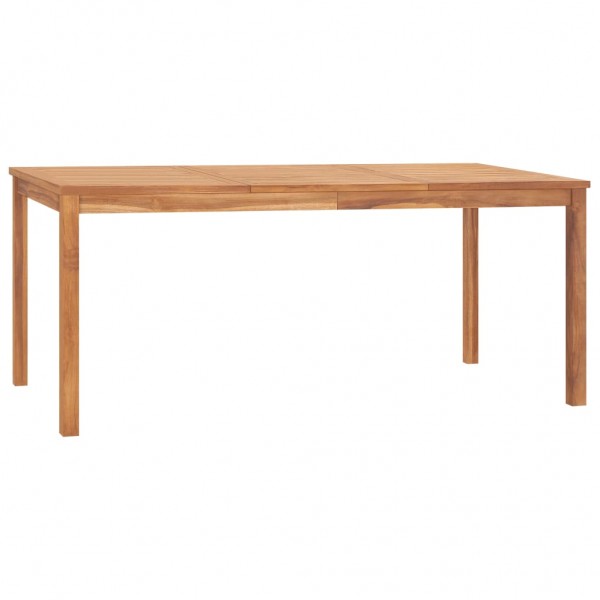 Mesa de jantar de jardim madeira maciça de teca 180x90x77 cm D