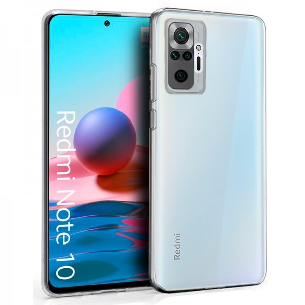 Funda COOL Silicona para Xiaomi Redmi Note 10 / Note 10s / Poco M5s (Transparente) D