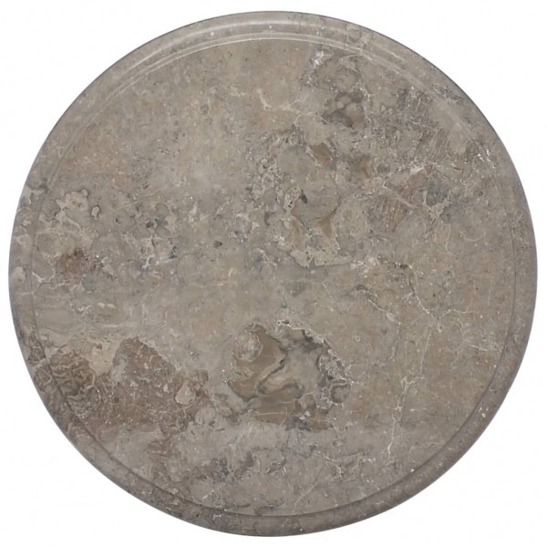 Tampo de mesa em mármore cinza Ø40x2,5 cm D