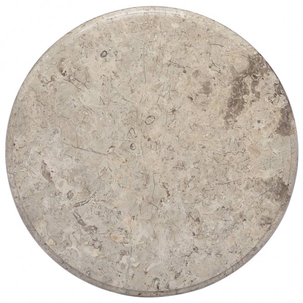 Tabela de mesa de mármore cinza Ø50x2.5 cm D