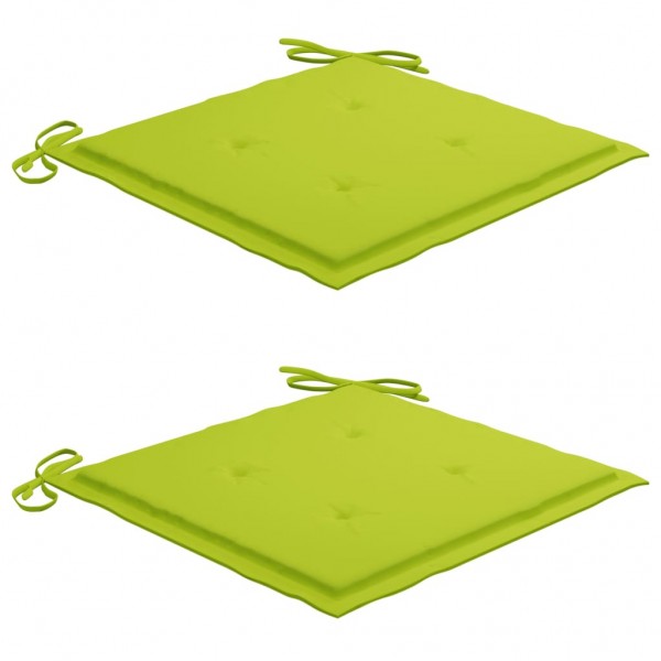 Acessórios para cadeiras de jardim de tecido verde Oxford 40x40x3 cm D