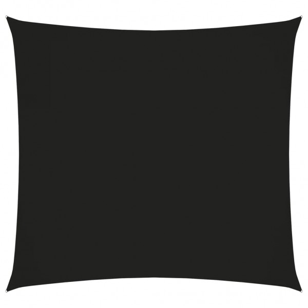 Telhado de vela quadrado de tecido preto Oxford 7x7 m D