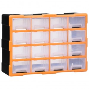 Organizador multicônico com 16 caixas médias 52x16x37 cm D