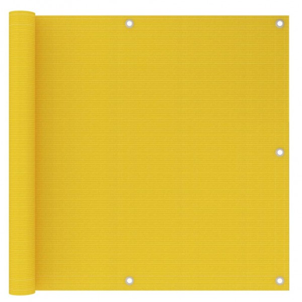 Toldo para balcón HDPE amarillo 90x300 cm D