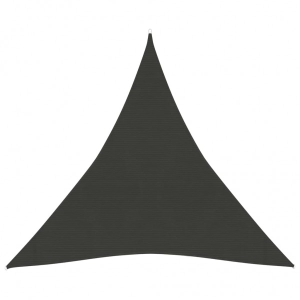 Tela de vela HDPE cinza-antracita 160 g/m2 4,5 x 4,5 x 4,5 m D