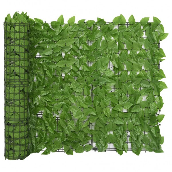 Toldo para balcão com folhas verdes 400x100 cm D