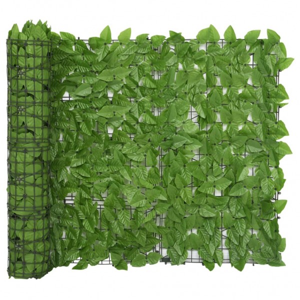 Toldo para balcón con hojas verde 500x100 cm D