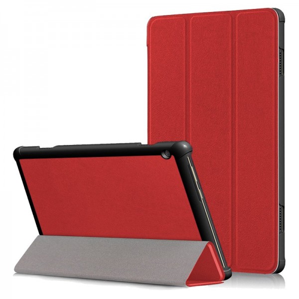 Funda COOL para Lenovo Tab M10 (TB-X505F / TB-X605F) Polipiel Liso Rojo 10.1 pulg D