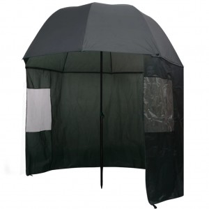 Paraguas de pesca verde 300x240 cm D