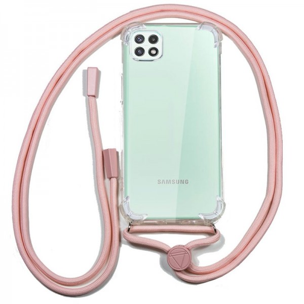 Carcaça COOL para Samsung A226 Galaxy A22 5G Cord rosa D
