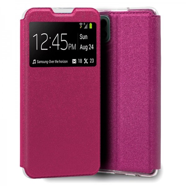 Fundação COOL Capa de Flip para Samsung A226 Galaxy A22 5G luz rosa D