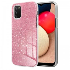 Carcaça COOL para Samsung A025 Galaxy A02s Glitter Rosa D