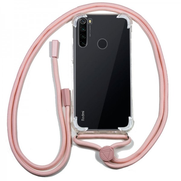 Carcaça COOL para Xiaomi Redmi Nota 8 / Nota 8 (2021) Cordão rosa D