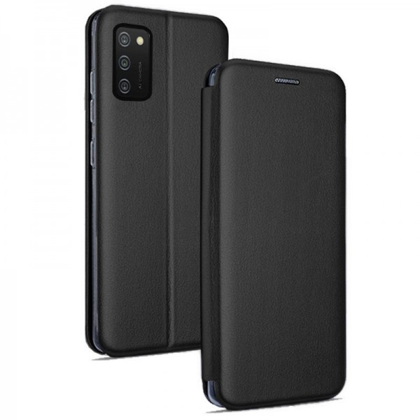 Funda COOL Flip Cover para Samsung A025F Galaxy A02s Elegance Negro D