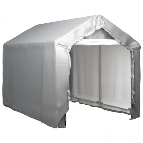 Tenda de armazenagem de aço cinza 180x300 cm D