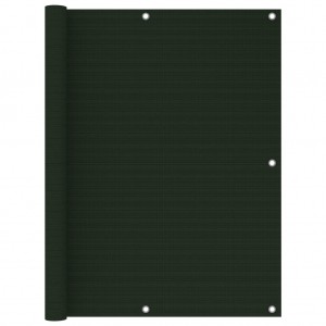 Toldo para balcão em HDPE verde escuro 120x300 cm D