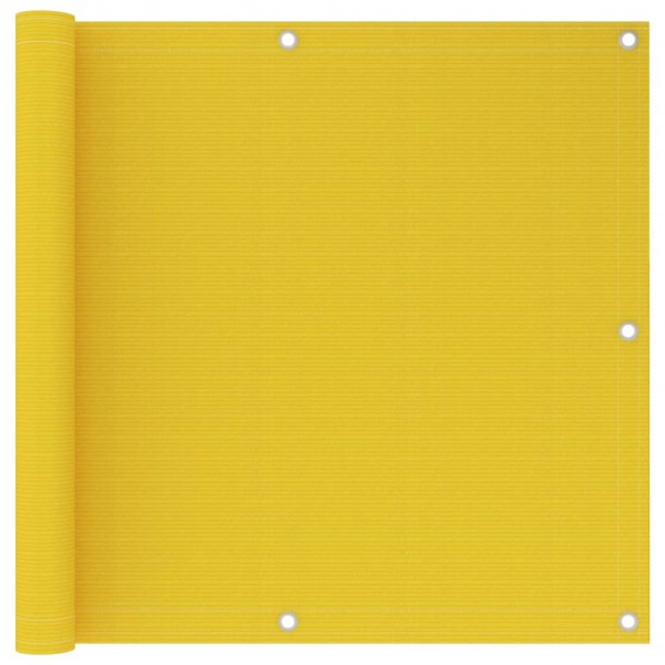 Toldo para balcão HDPE amarelo 90x600 cm D