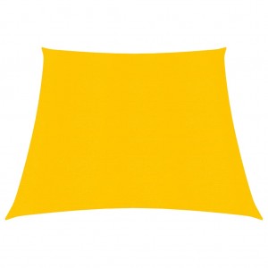 Toldo de vela HDPE amarillo 160 g/m² 3/4x3 m D