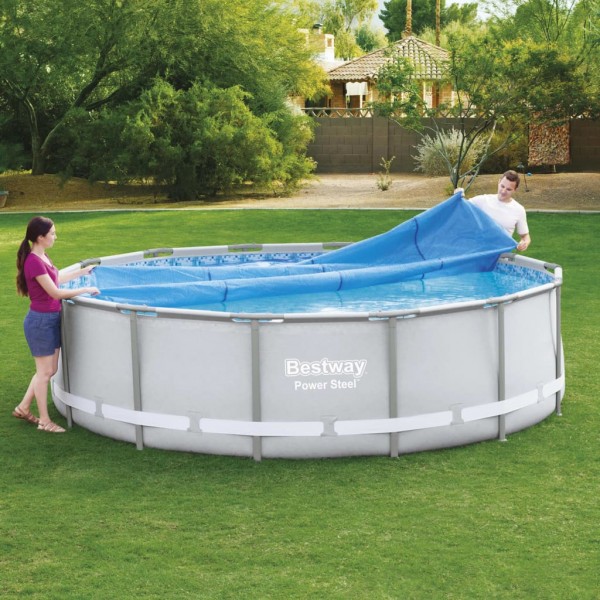 Bestway Cubierta solar para piscina Flowclear 427 cm D