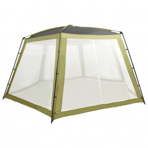 Tenda para piscina de tecido verde 660x580x250 cm D