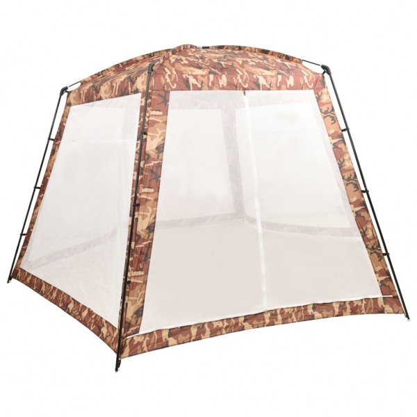 Tenda para piscina de tecido de camuflagem 500x433x250 cm D
