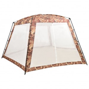 Tenda para piscina de tecido de camuflagem 660x580x250 cm D