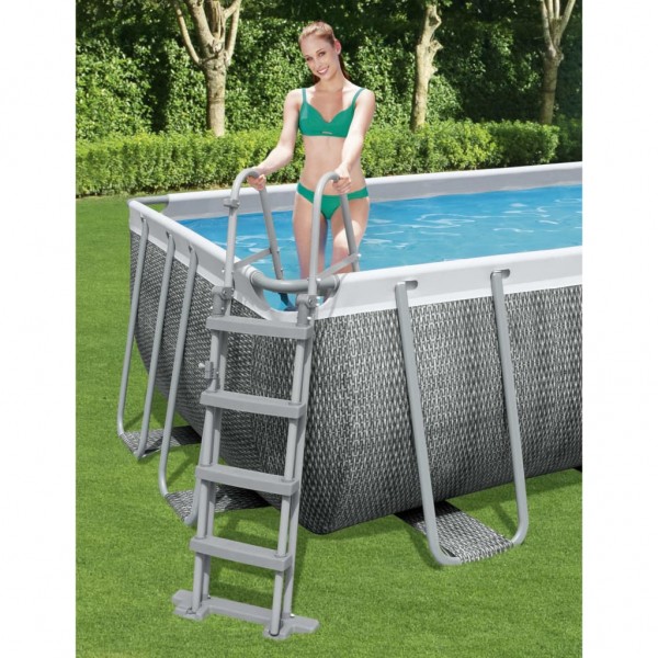 Bestway Flowclear Escada de piscina de segurança 4 degraus 122 cm D