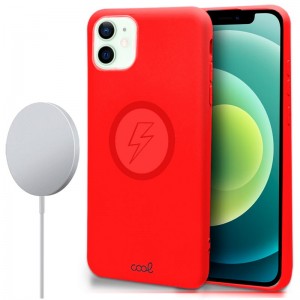 Carcaça COOL Para iPhone 12 / 12 magnético Capa vermelha D