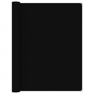 Alfombra de tienda de campaña 250x500 cm negro D