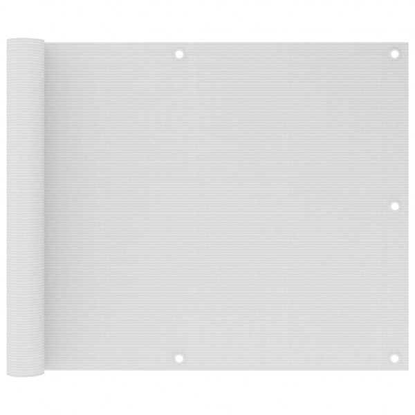 Toldo para balcão HDPE branco 75x300 cm D
