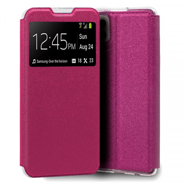 Fundação COOL Capa de Flip para Samsung A225 Galaxy A22 4G luz rosa D