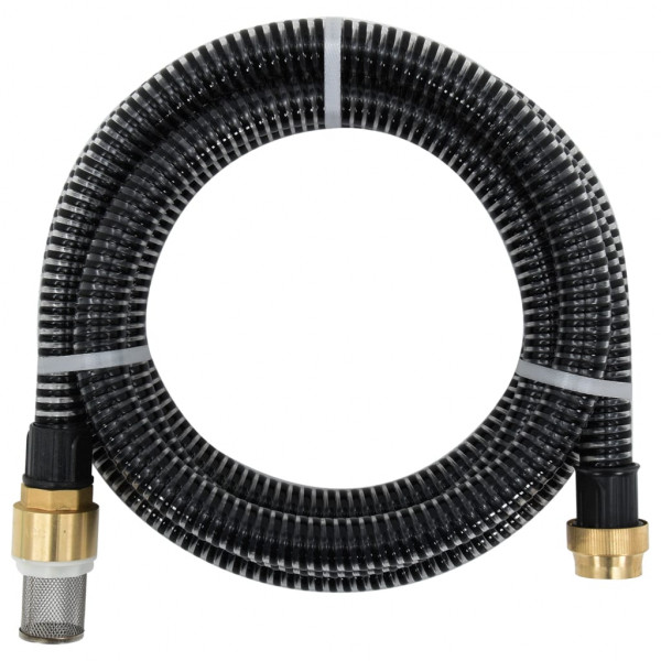 Tubos de sucção com conectores de latão preto de PVC 29 mm 3 m D