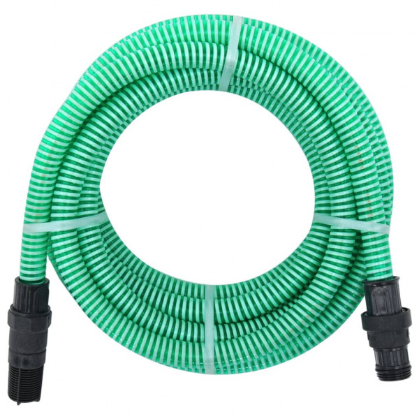 Tubos de sucção com conectores de PVC verde 26 mm 4 m D