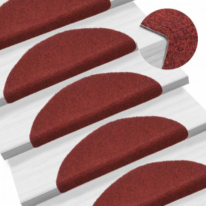Almofada auto-adhesiva de escada vermelha D
