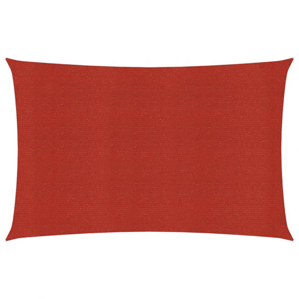 Ático de vela vermelho HDPE 160 g/m2 2x5 m D