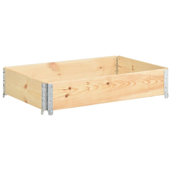 Colar para caixa palete em madeira maciça de pinho 50x100 cm D