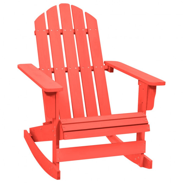 Assento balançador de jardim Adirondack madeira maciça de abeto vermelho D